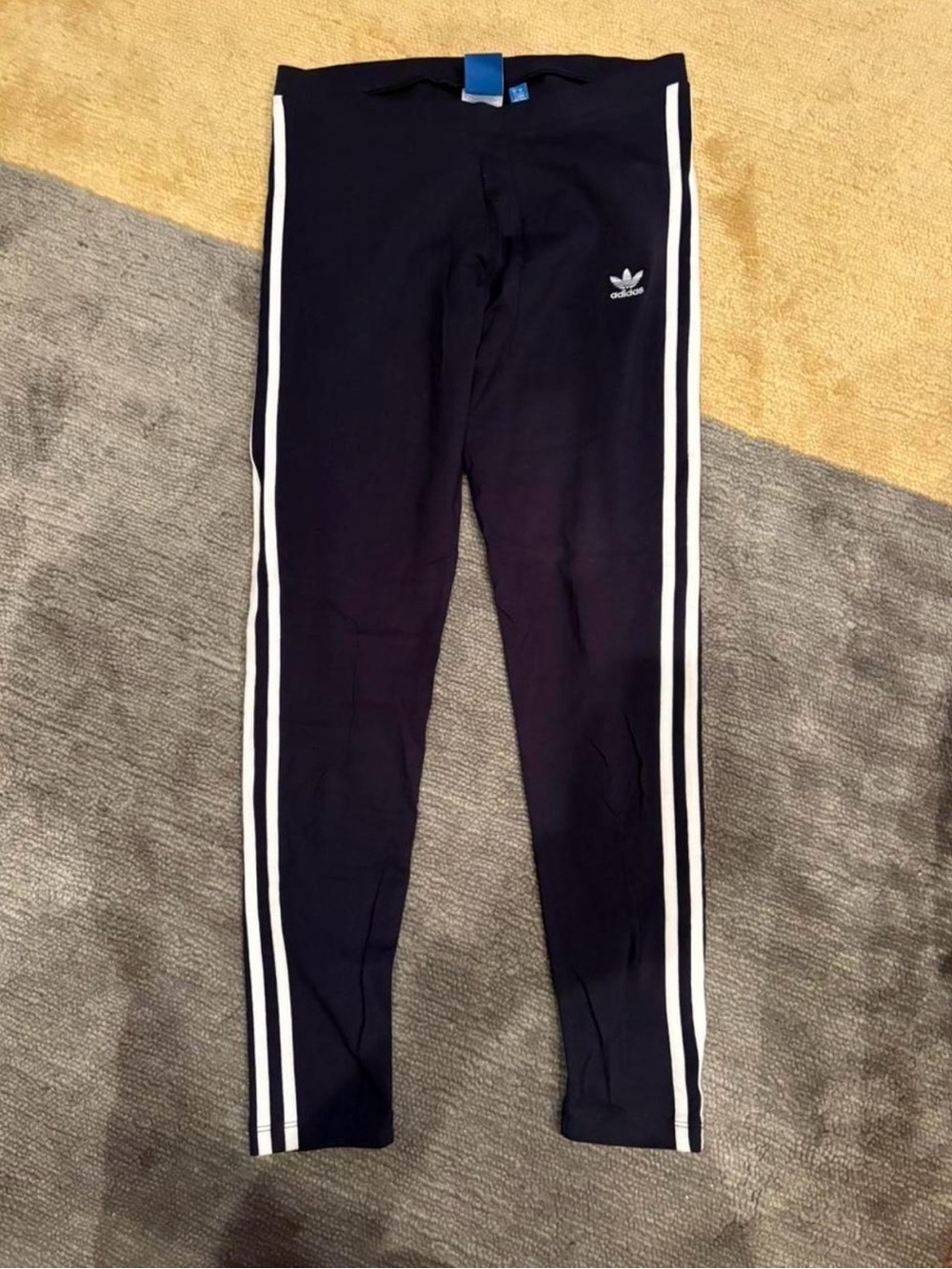 adidas Originals 3-Stripes Trefoil Leggings Black & White